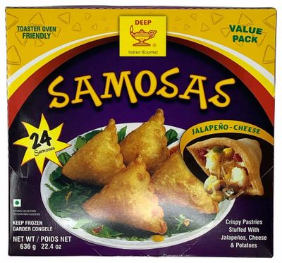 Deep Jalapeno Cheese Samosa - 24ct