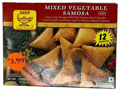 Deep Fro Mixed Veg Samosa - 12ct