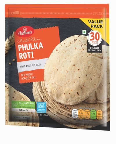 HR Phulka Roti - 900gm(30 ct)