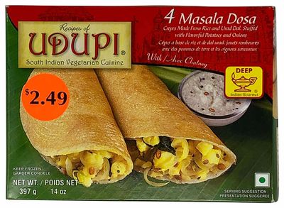 Udupi Masala Dosa - 14oz/4pc