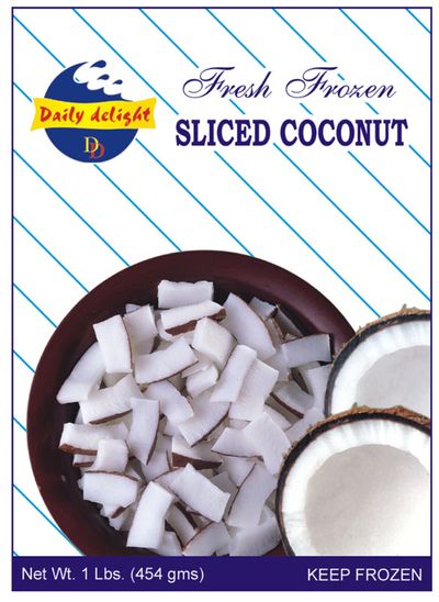 DD Sliced Coconut - 1lb/400gm