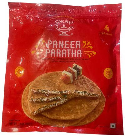 Deep Fro Paneer Paratha - 4pc
