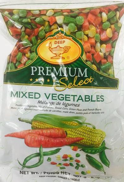 Deep IQF Mix Vegetables - 2lb