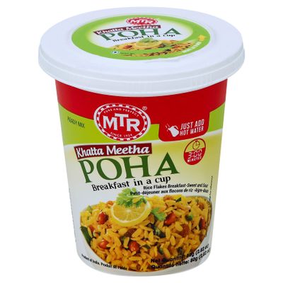 MTR Poha Khatta Mitha cup - 80gm