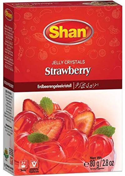Shan Jelly Crystals Strawberry - 80gm