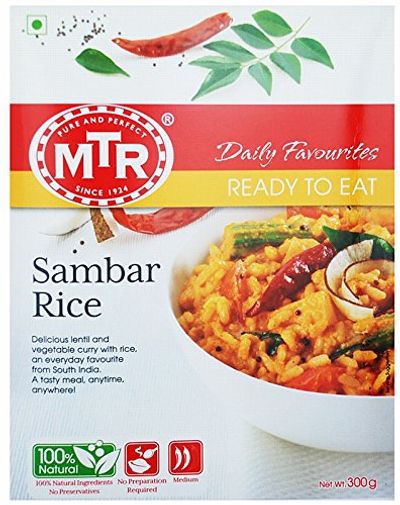 MTR Ready To Eat Sambar Rice - 300gm