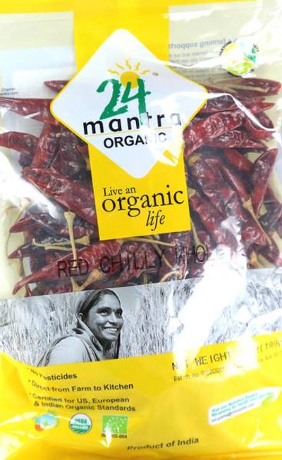 24M Org Red Stick Chilli Whole - 7oz