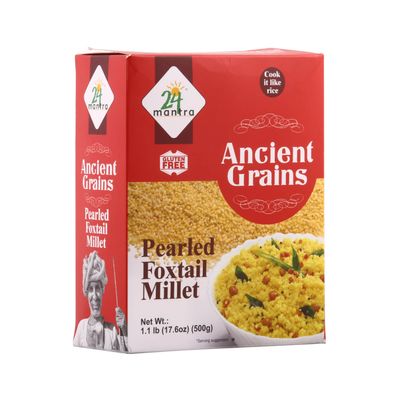 24M Org Fox Tail Paraboiled Millet - 1.1lb