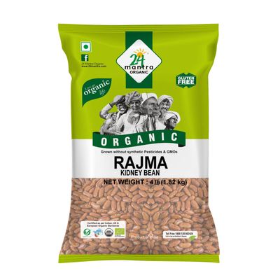 24 Mantra Organic Rajma Kidney Beans - 4LB