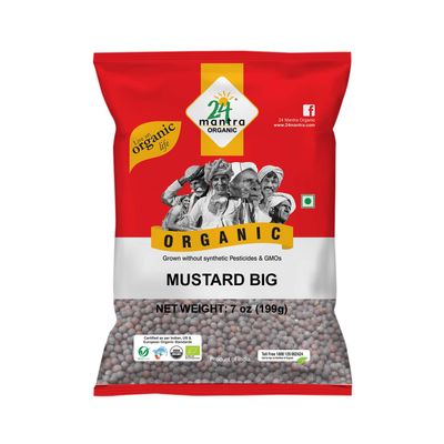 24M Org Mustard Seeds Big - 7oz