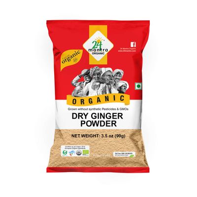 24 Mantra Organic Dry Ginger Powder - 100gm