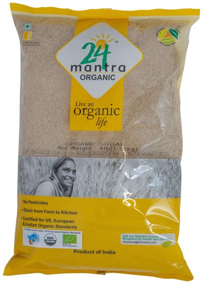 24 Mantra Organic Sugar 4LB