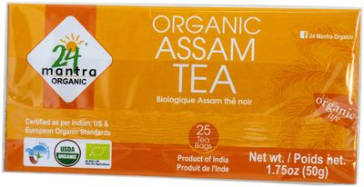 24 Mantra Organic Assam Tea Bags - 25Bags