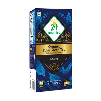 24 Mantra Organic Tulsi Green Tea Bags