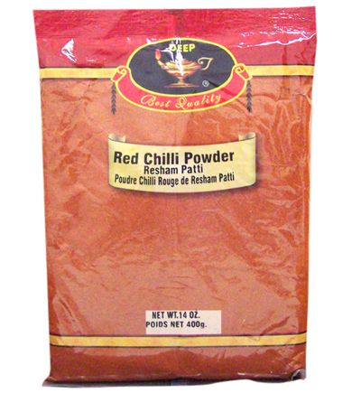 Deep Red Chilli Powder Resham Patti - 400gm