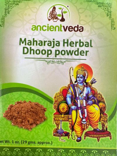 Ancient Veda Maharaja Herbal Dhoop Powder - 1oz