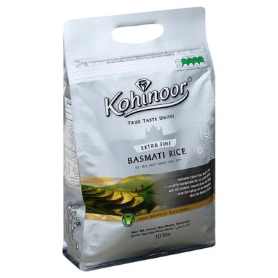 Kohinoor Basmati Rice, Extra Fine 10 lbs