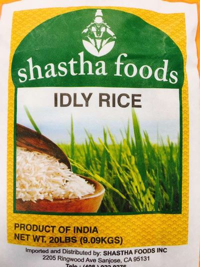Shastha Idly Rice 20LB