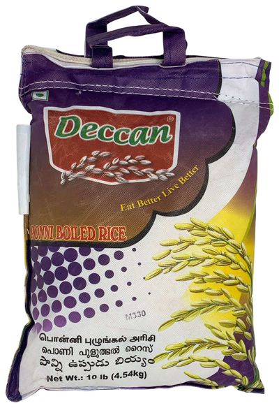 Deccan Ponni Boiled Rice - 10LB