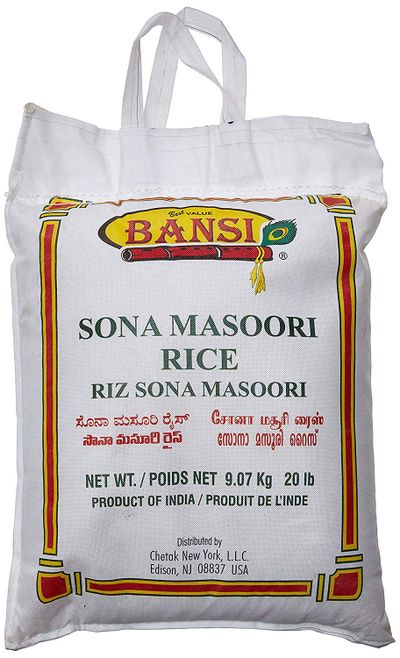 Bansi Sona Masoori Rice 20LB