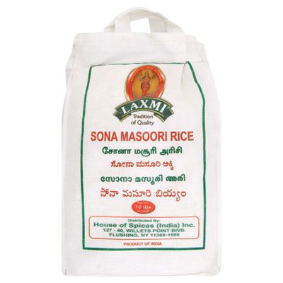 Laxmi Sona Masoori Rice - 10LB