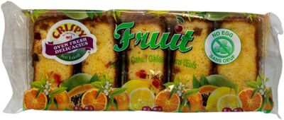 Crispy Fruit Cake Eggless - 380gm