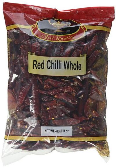 Deep Dried Dry Red Chilies Whole - 14oz