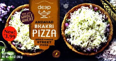 Deep Fro Amd Bhakri Pizza - 9.2oz