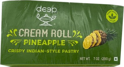 Deep Cream Roll Pineapple - 4pc