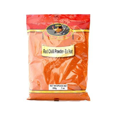 Deep Red Chilli X Hot Powder - 7oz
