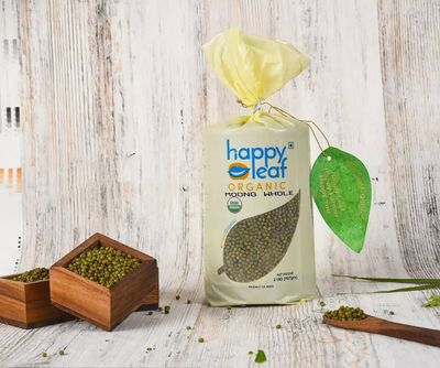 Happy Leaf Org Moong Whole - 3.5LB