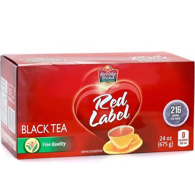 Brook Bond Red Label Black Tea Bags Round 216Bag