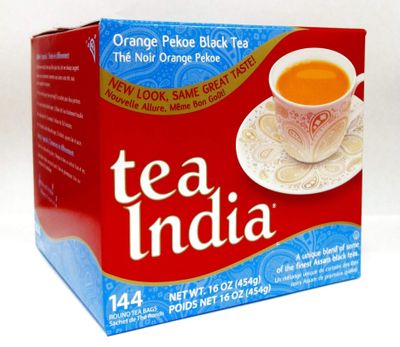 Tea India Orange Pekoe Black Tea Bags 144 Count