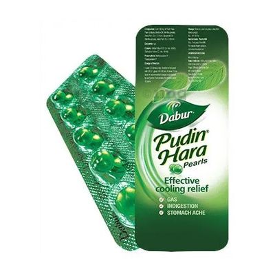 Dabur Pudin Hara Mint - 10tabs strip