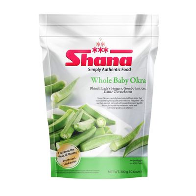Shana Okra Whole Baby - 300gm