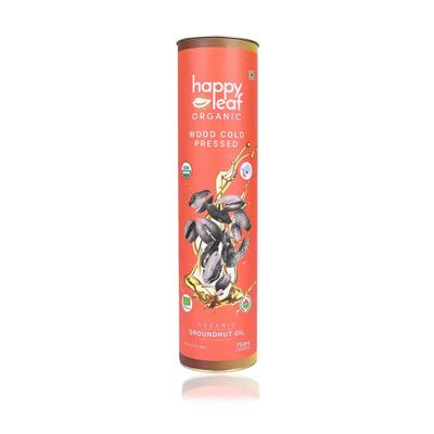Happy Leaf Org Groundnut Oil - 750ml