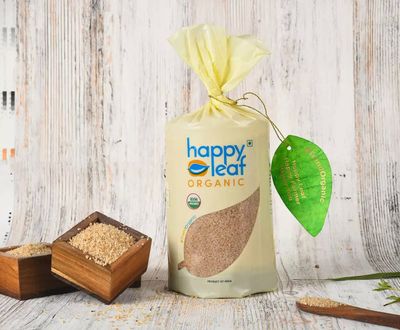 Happy Leaf Org Roasted Wheat Dalia - 3.5LB