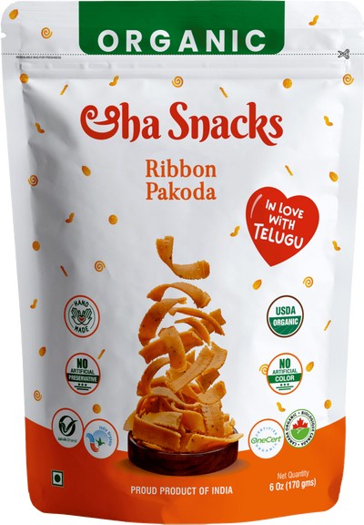 Aaha Org Ribbon Pakoda - 170gm