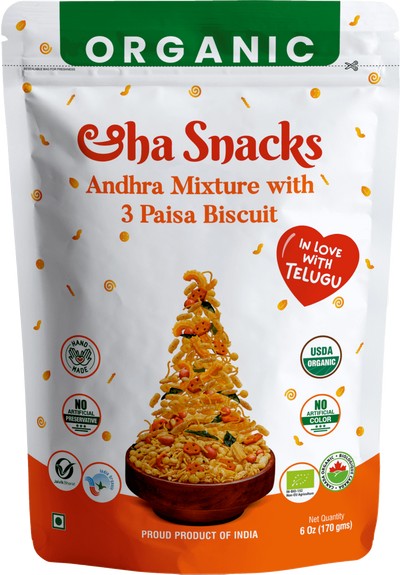 Aaha Org Andhra Mixture - 170gm
