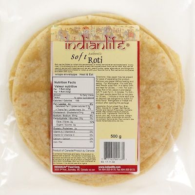 Indian Life Soft Roti - 500gm