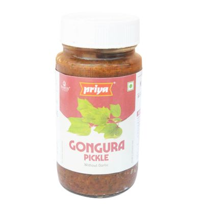 Priya Gongura Onion Pickle - 300gm