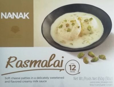 Nanak Kesar Rasmalai - 850gm