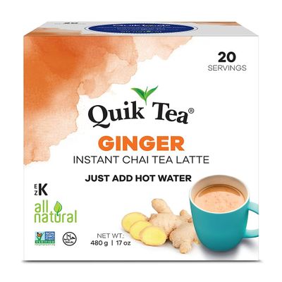 Quik Tea Ginger Chai 17 oz
