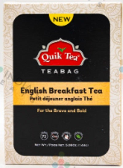 Quik Tea English Breakfast Tea 72 Tea Bags