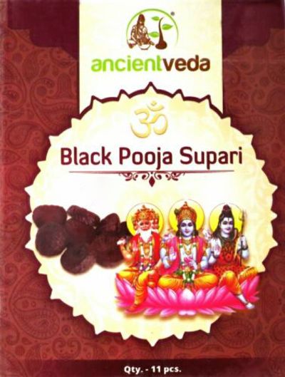 Ancient Veda Black Pooja Supari - 11pcs