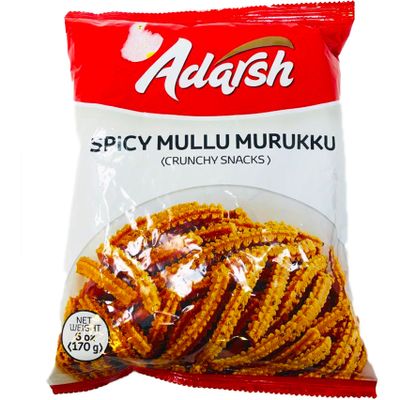 Adarsh Spicy Mullu Murukku - 170gm