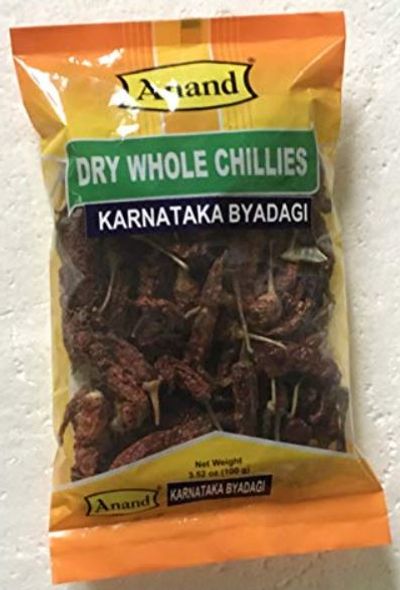 Anand Bedagi Karnataka Dry Whole Chillies 100 gms