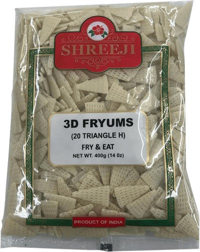 Shreeji Frymus 3D Triangle - 400gm