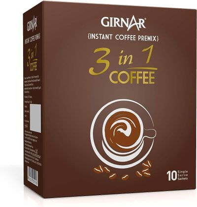 Girnar Instant Premix 3 In 1 Coffee 10 Sachets