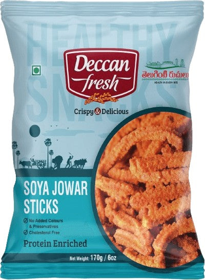 Deccan Fresh Soya Jowar Sticks - 170gm